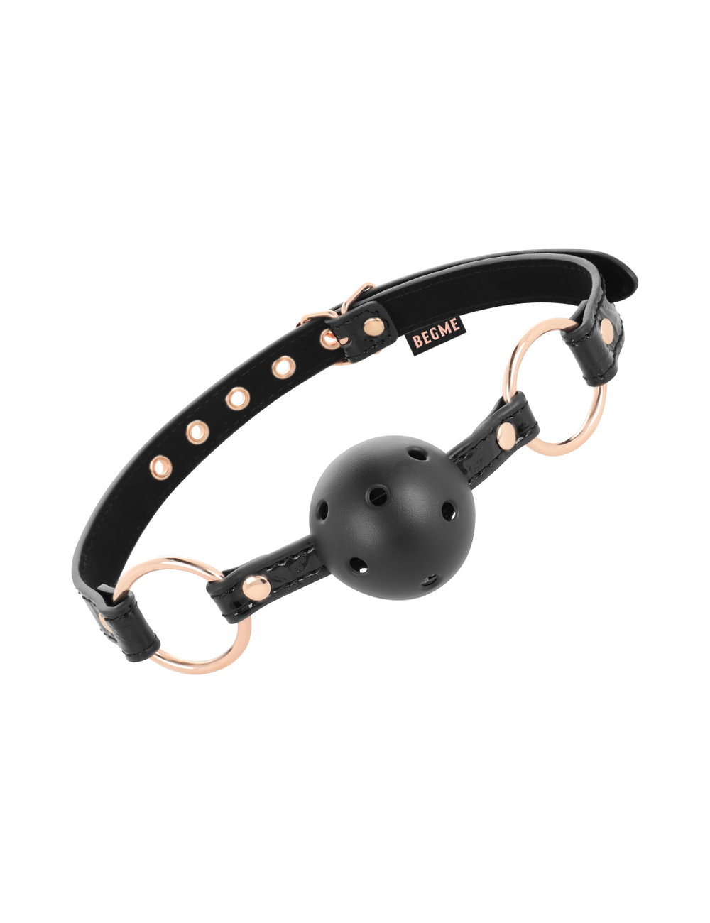 BEGME - BLACK EDITION BOLA GAG VEGAN COURO BEGME - BLACK EDITION BOLA GAG VEGAN COURO