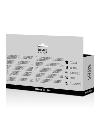 BEGME - BLACK EDITION BOLA GAG VEGAN COURO