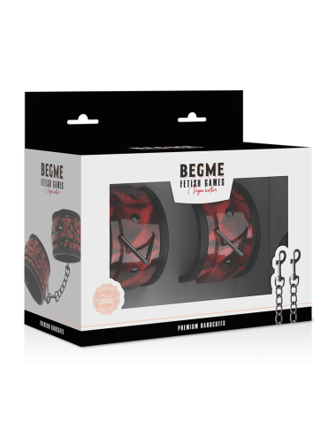 BEGME - ALGEMAS PREMIUM RED EDITION COM FORRO DE NEOPRENE