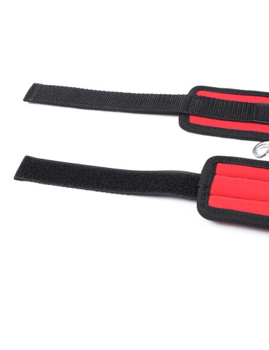 RESTRIÇÕES DE PULSO OHMAMA FETISH NYLON GANCHO E LAÇO