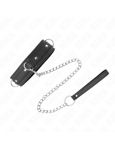 KINK - COLAR COM TRELA 65 CM 3 ANÉIS MODELO 1 AJUSTÁVEL 38-49 CM X 5 CM