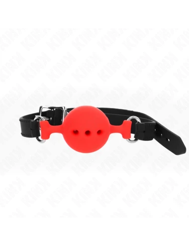 KINK - MORDAÇA COMPLETA DE SILICONE 55 x 2 CM COM BOLA DE 4