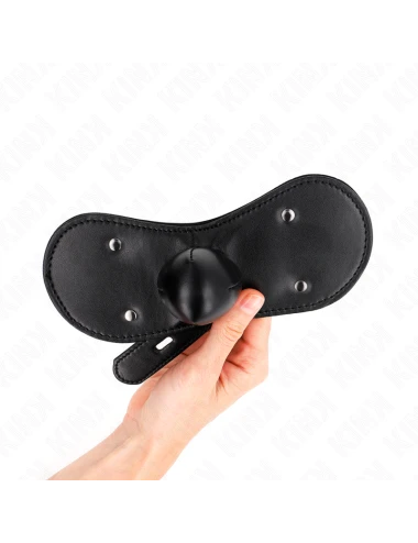 KINK - MÁSCARA BOCA BALL GAG COM FECHADURA AJUSTÁVEL 42-60 CM