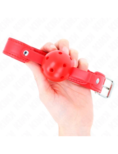 KINK - BOLA RESPIRÁVEL VERMELHA 4