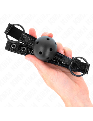 KINK - BOLA PADRÃO DIAMANTE 4,5 CM GAG MODELO 3 64,5 CM AJUSTÁVEL 42-60 CM