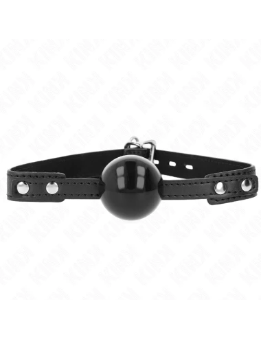 KINK - BOLA TPE MACIA 4 CM GAG MODELO 3 60 x 2 CM AJUSTÁVEL 37-52 CM
