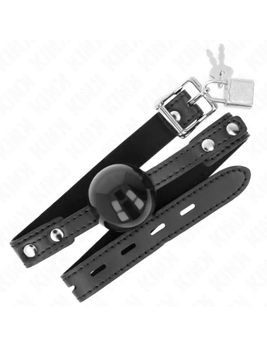 KINK - BOLA TPE MACIA 4 CM GAG MODELO 3 60 x 2 CM AJUSTÁVEL 37-52 CM
