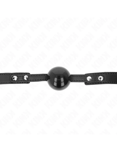 KINK - BOLA TPE MACIA 4 CM GAG MODELO 3 60 x 2 CM AJUSTÁVEL 37-52 CM