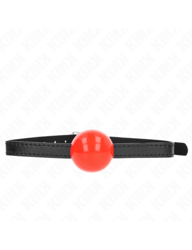 KINK - BOLA SIMPLES VERMELHA MORDAÇA 4 CM 65 x 1