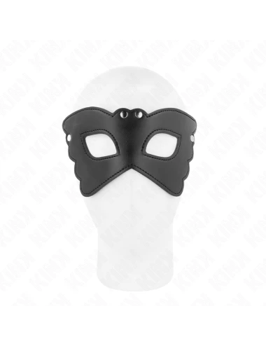 KINK - MÁSCARA DE COURO FORMA DE BORBOLETA 20 x 9 CM