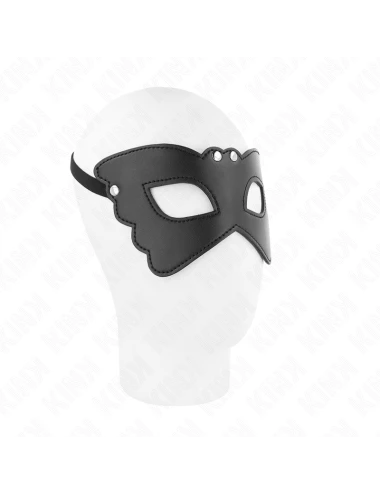 KINK - MÁSCARA DE COURO FORMA DE BORBOLETA 20 x 9 CM