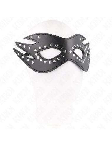 KINK - MÁSCARA DE COURO COM REBITES MODELO 3 26 x 9