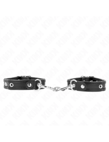 KINK - MINI PULSEIRAS PRETAS COM PREGOS AJUSTÁVEIS 16-22 CM X 2 CM