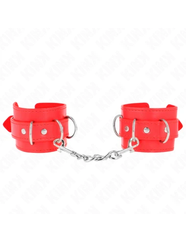 KINK - 3 RETENÇÕES DE PULSO D-RING AJUSTÁVEIS VERMELHO 17