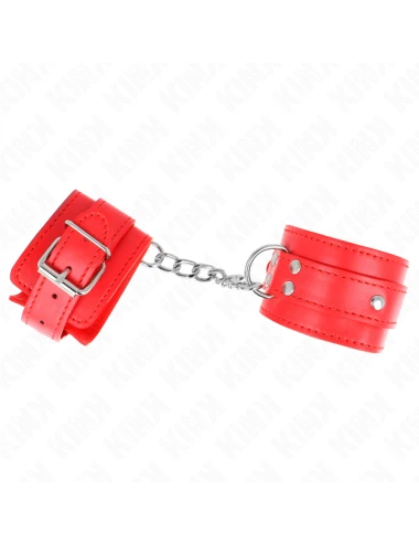 KINK - 3 RETENÇÕES DE PULSO D-RING AJUSTÁVEIS VERMELHO 17
