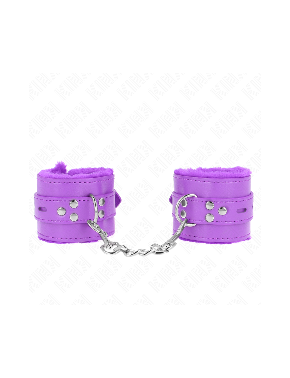 KINK - PULSO FORRO DE PELE COM FUROS QUADRADOS ROXO E CINTO ROXO AJUSTÁVEL 17-29 CM X 6 CM KINK - PULSO FORRO DE PELE COM FUROS QUADRADOS ROXO E CINTO ROXO AJUSTÁVEL 17-29 CM X 6 CM