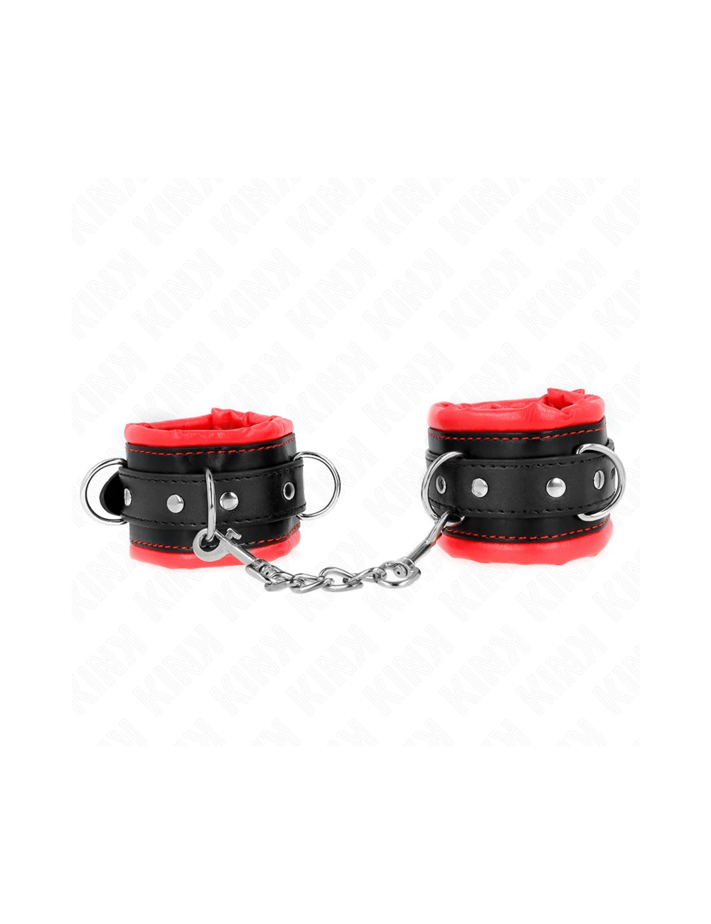 KINK - PULSO PESADO COM FORRO DE PELE VERMELHA AJUSTÁVEL 20-30 CM X 6 CM