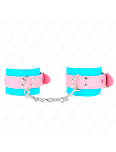 KINK - PULSO BONITO AZUL / ROSA AJUSTÁVEL 16-28 CM X 5 CM