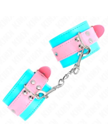 KINK - PULSO BONITO AZUL / ROSA AJUSTÁVEL 16-28 CM X 5 CM
