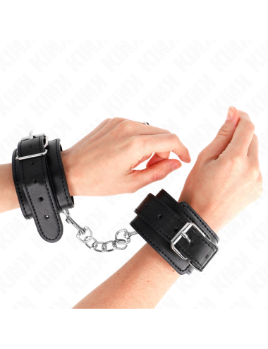 KINK - PULSO FINO PRETO AJUSTÁVEL 21-33 CM