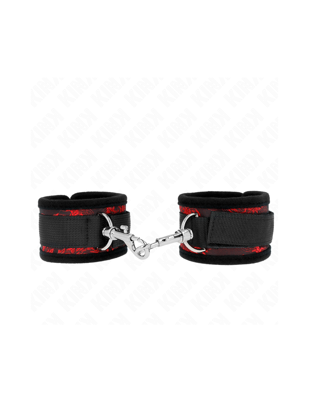 KINK - RESTRIÇÕES DE PULSO SCANDAL VERMELHO-PRETO