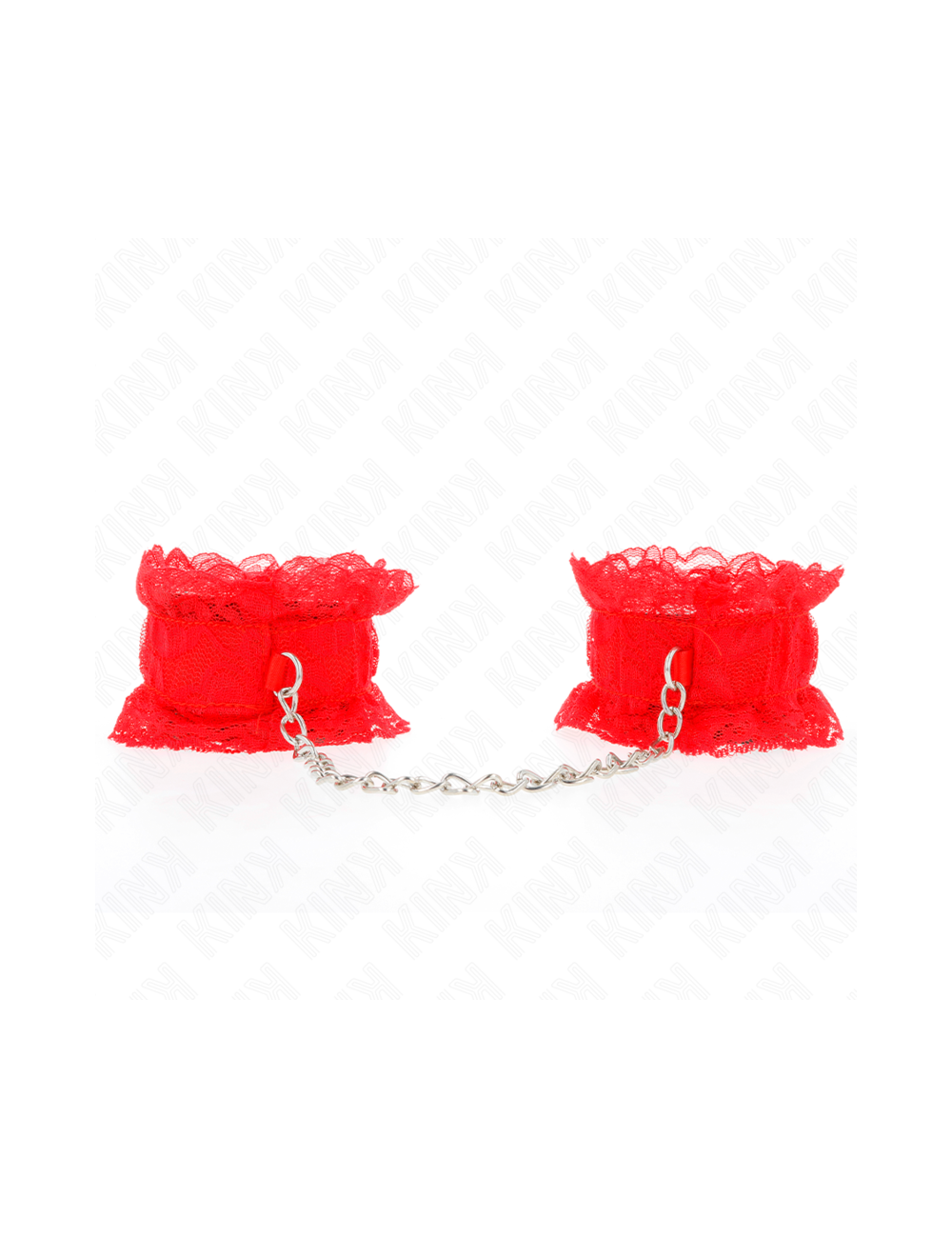 KINK - PUNHOS ELÁSTICOS DE RENDA VERMELHO