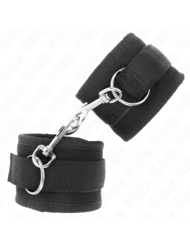 KINK - PULSO NYLON BIND HOOK&LOOP PRETO MODELO 2 AJUSTÁVEL 18-35 CM X 6 CM