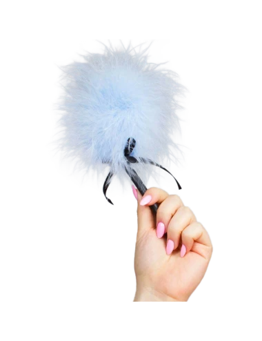 SECRETPLAY - ESPANADOR MARABOU AZUL CLARO