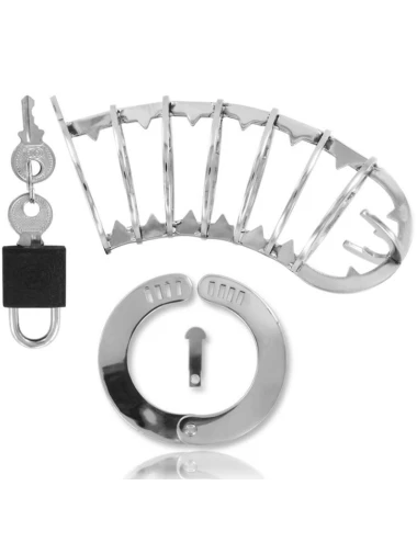METAL HARD - GAIOLA PARA PÉNIS COM FECHADURA DE SEGURANA 14 CM