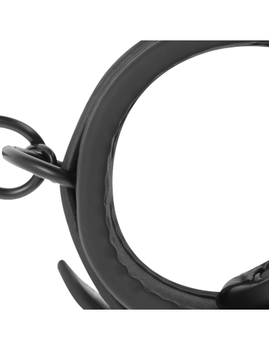 FETISH SUBMISSIVE - ALGEMAS DE COURO VEGANO COM FORRO DE NOPRENE