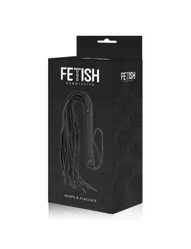 FETISH SUBMISSIVE - CHICOTE DE COURO VEGANO