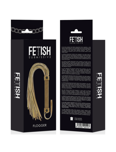 FETISH SUBMISSIVE ORIGEN - CHICOTE DE COURO VEGANO