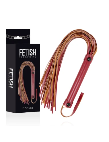 FETISH SUBMISSIVE DARK ROOM - CHICOTE DE COURO VEGANO
