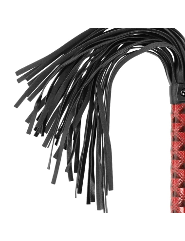 BEGME - FLOGGER DE COURO VEGANO EDIO VERMELHA