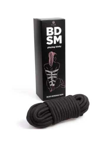 SECRETPLAY - CORDA BLACK BONDAGE COLEÇÃO BDSM