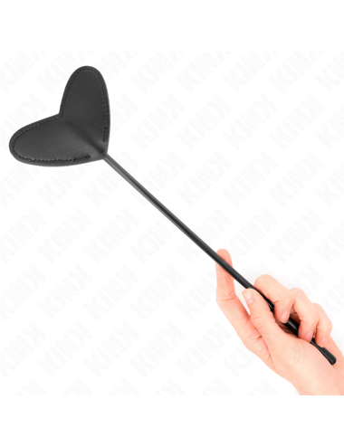 KINK - PALETA EM FORMA DE CORAÇÃO PRETO 33 X 10 CM