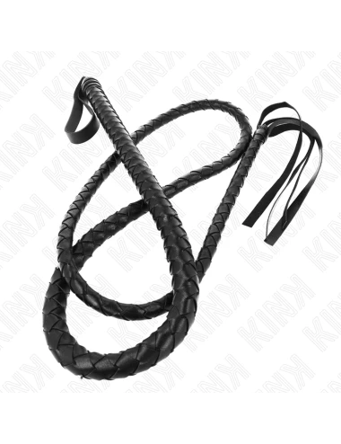 KINK - CHICOTE DE SERPENTE PRETO LONGO 210 CM