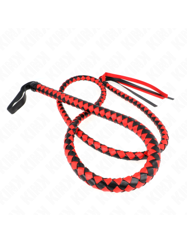 KINK - CHICOTE DE SERPENTE LONGO VERMELHO 210 CM