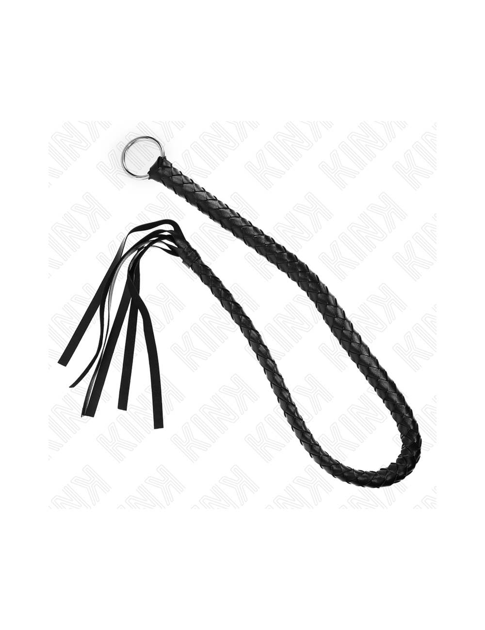 KINK - CHICOTE DE SERPENTE COM ANEL DE MÃO PRETO 65 CM
