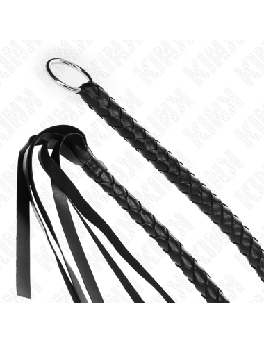 KINK - CHICOTE DE SERPENTE COM ANEL DE MÃO PRETO 65 CM