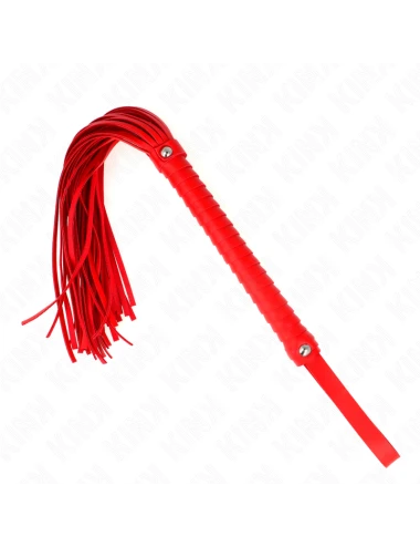 KINK - CHICOTE COM CABO TEXTURADO VERMELHO 48