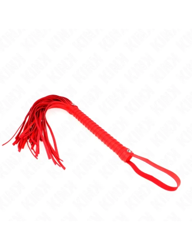 KINK - CHICOTE COM CABO TEXTURADO VERMELHO 48,5 CM