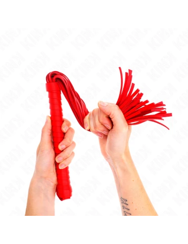 KINK - CHICOTE COM CABO TEXTURADO VERMELHO 48,5 CM