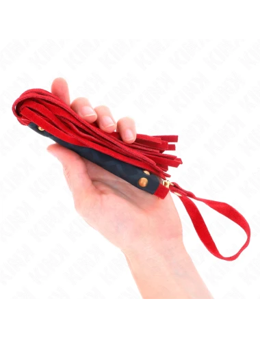 KINK - MINI CHICOTE DE CAMURÇA VERMELHA 30 CM