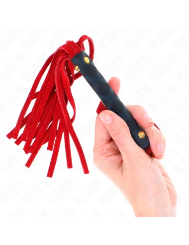 KINK - MINI CHICOTE DE CAMURÇA VERMELHA 30 CM