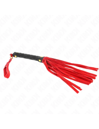 KINK - MINI CHICOTE DE CAMURÇA VERMELHA 30 CM