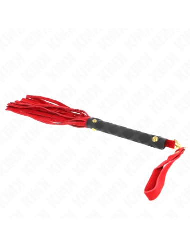 KINK - MINI CHICOTE DE CAMURÇA VERMELHA 30 CM