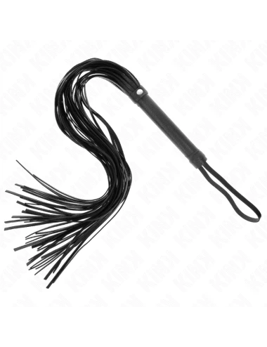 KINK - CHICOTE DE PVC MACIO PRETO 70 CM
