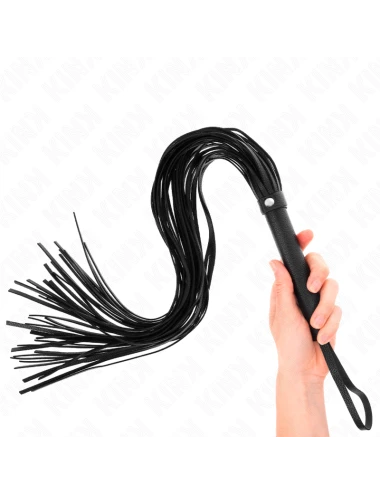 KINK - CHICOTE DE PVC MACIO PRETO 70 CM
