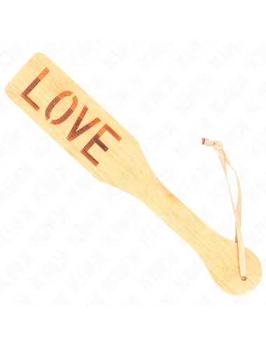 KINK - PALETA DE BAMBU PALAVRA AMOR 32 X 5